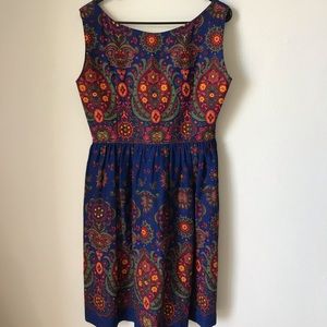 Vibrant vintage dress